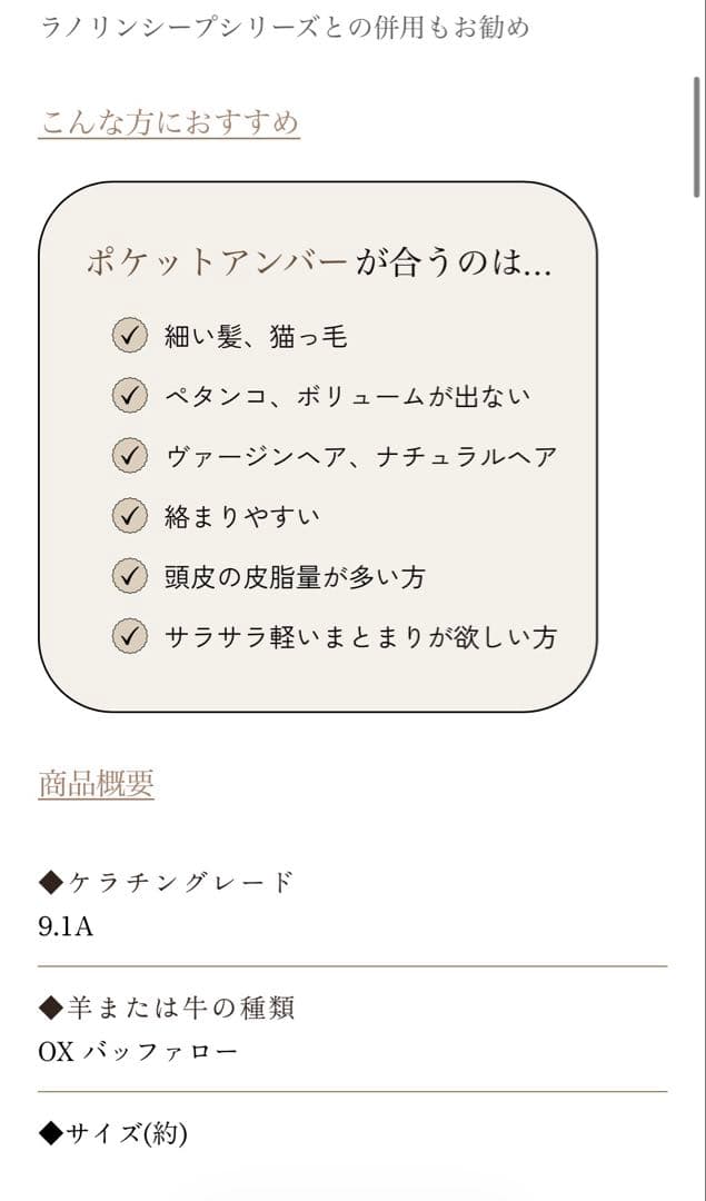 箱付き　専用✴︎ステファニーコーム Pocket Amber 9.1A