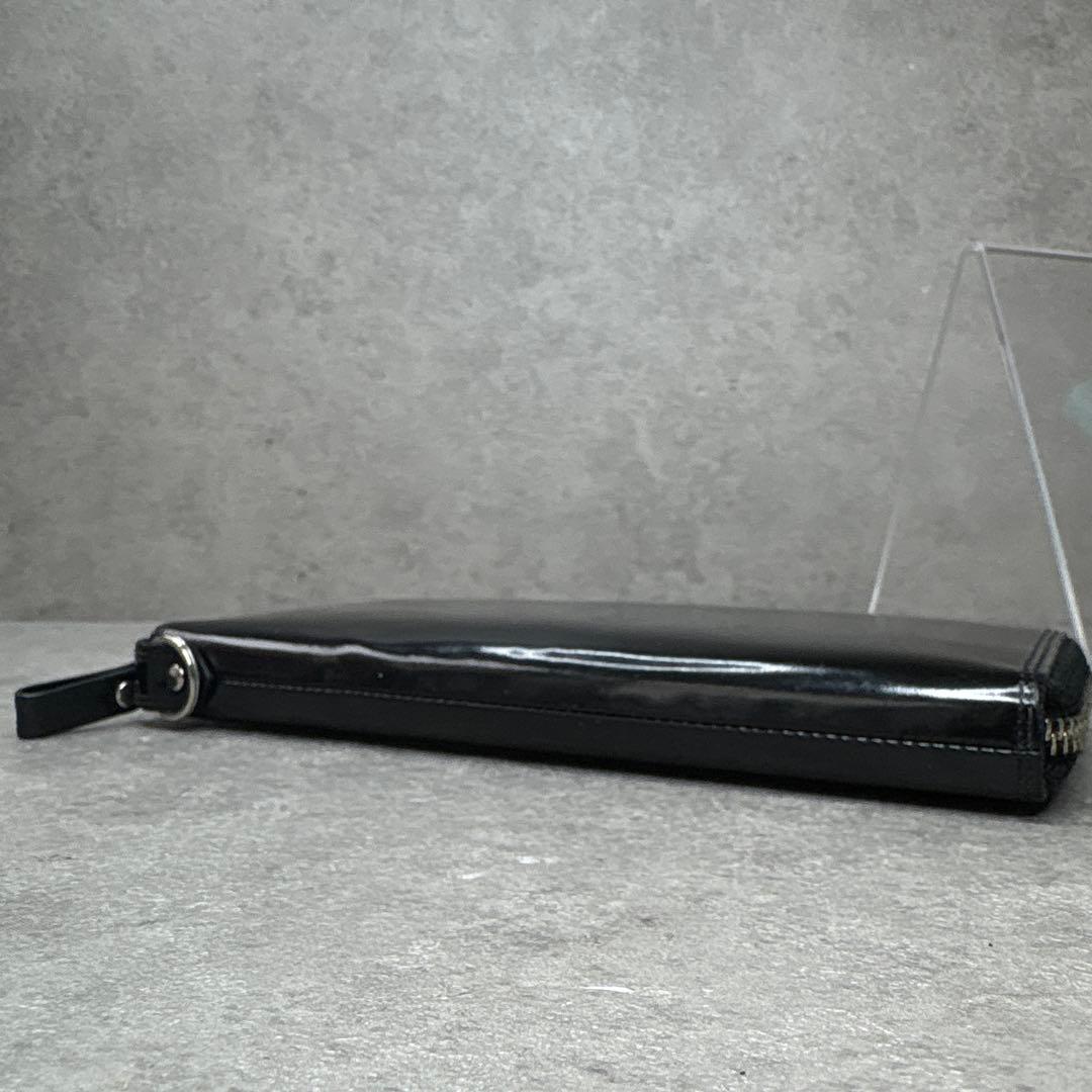 激レア美品！Porter ポーター 最上級 馬革 ブラック ジッパー 長財布