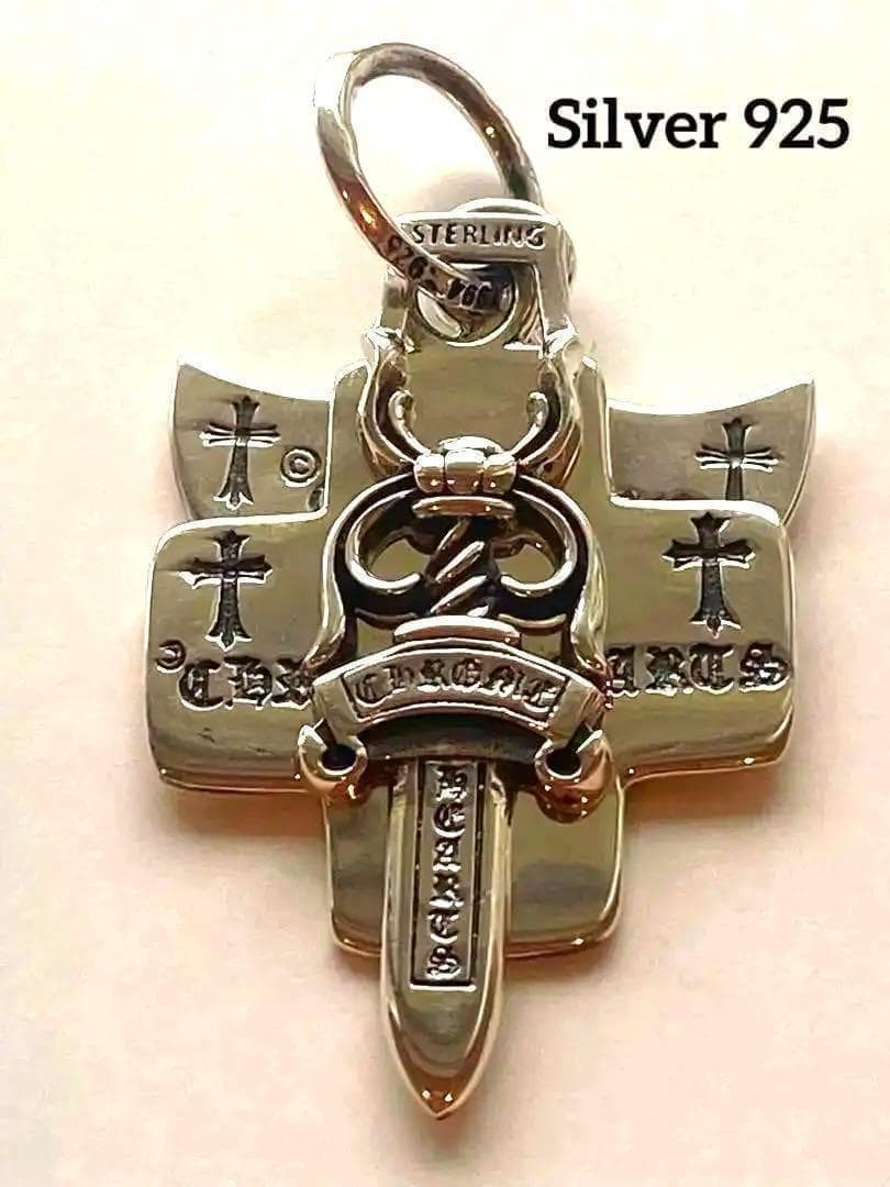 新品】Silver 925 スリートリンケッツ ペンダントチャーム ダガー