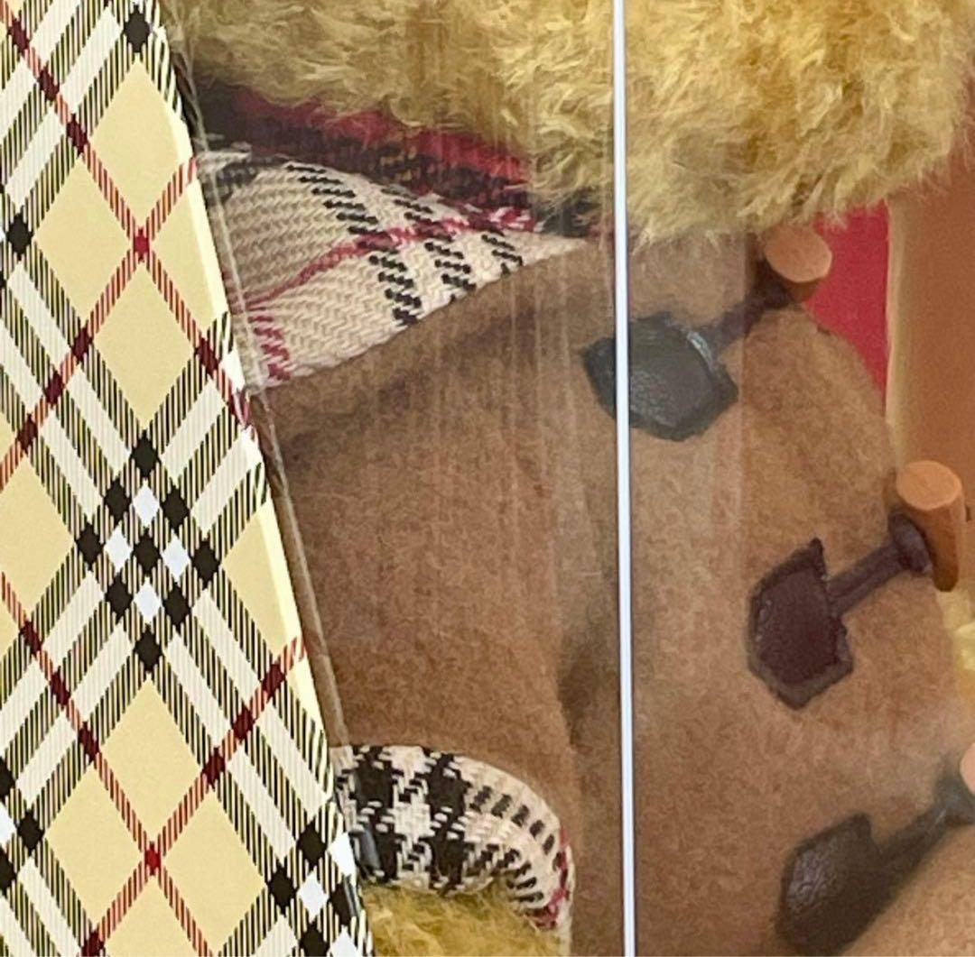 激レア 希少品 新品未使用 BURBERRY ぬいぐるみ ダッフルコート風 箱付