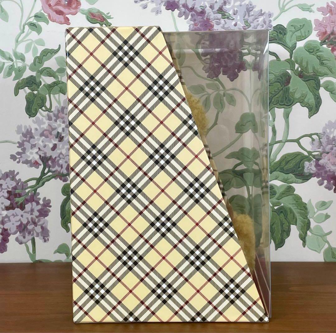 激レア 希少品 新品未使用 BURBERRY ぬいぐるみ ダッフルコート風 箱付