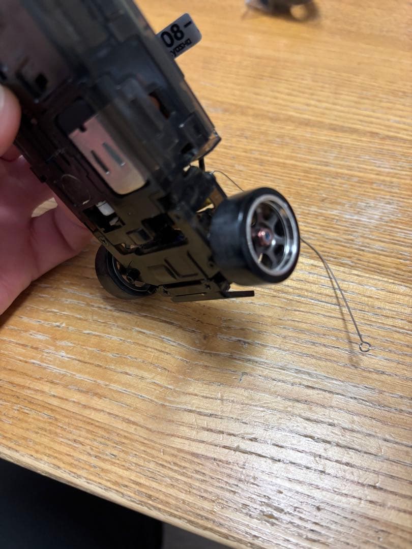 京商ミニッツ　AWD スカイラインR34 ドリフトタイヤ　ボディ色変更（塗装）