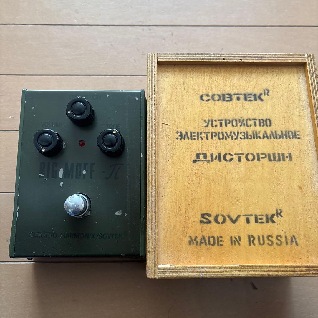 Big Muff π アーミーグリーン トールフォント Big Muff Tall Font Sovtek Russian Army Green（ロシアンマフ）アタリ