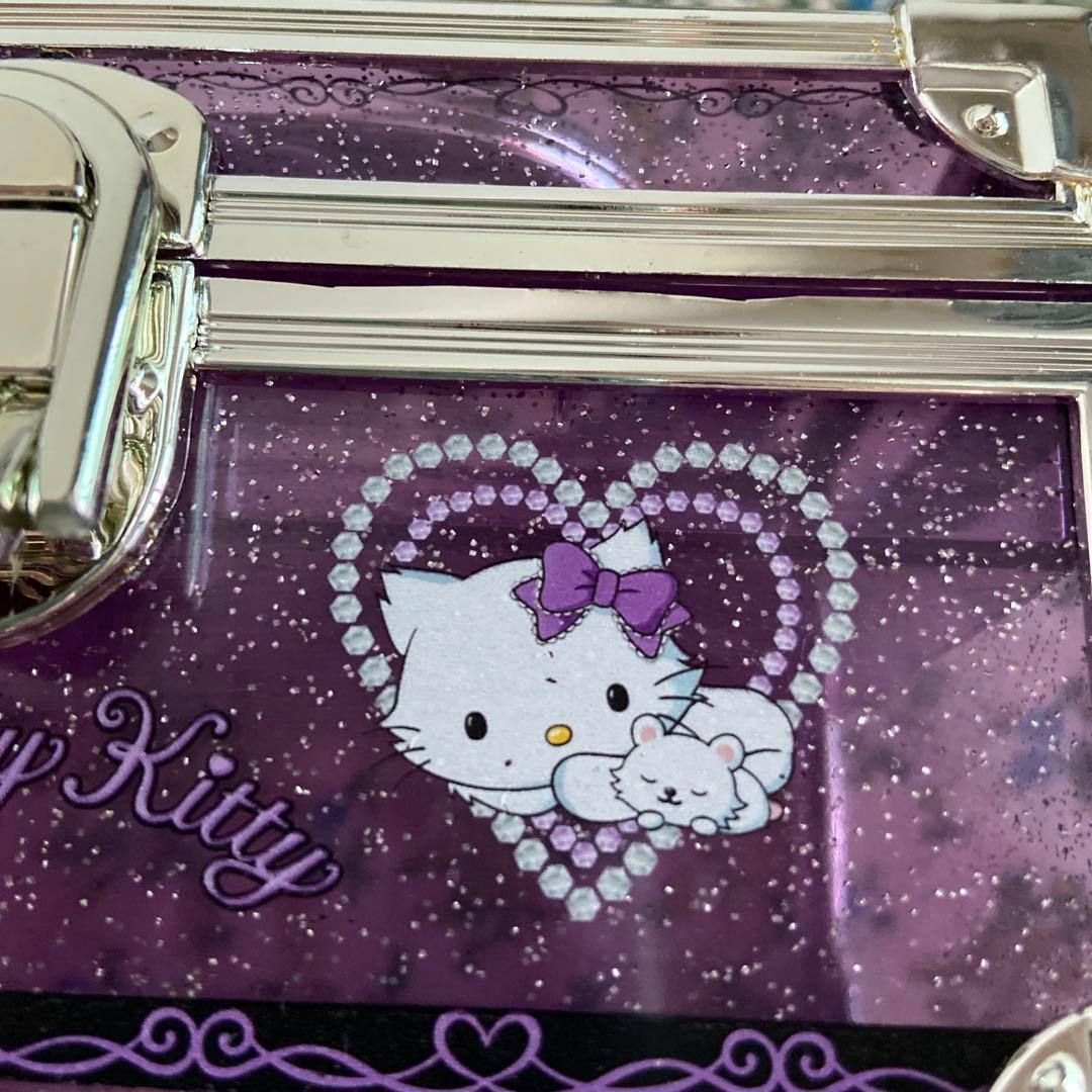 チャーミーキティ♡レトロ　持ち手付き小物入れ　未使用