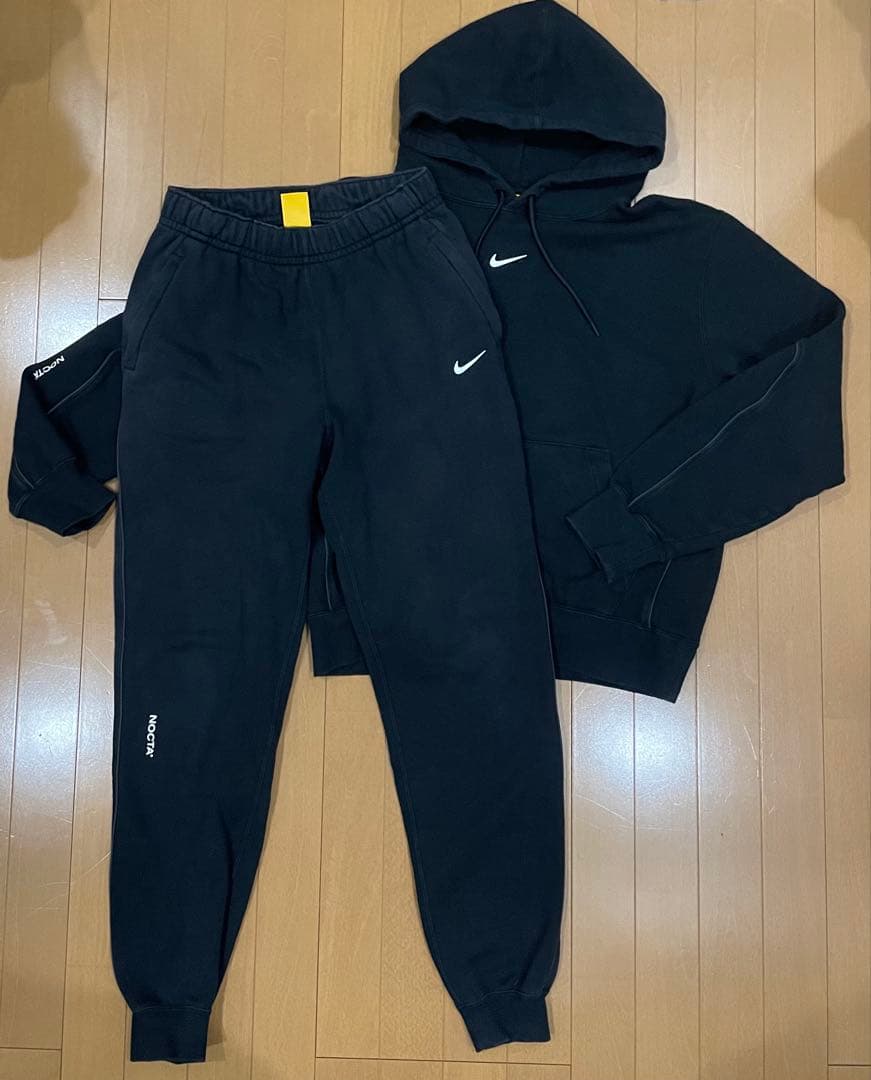 NIKE × NOCTA セットアップ M/S ドレイク ブラック 黒 - メルカリ