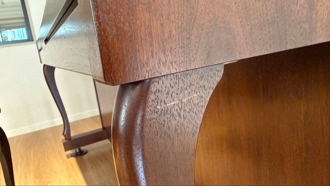 YAMAHA アップライトピアノ W110BW 艶消しウォールナット 猫足 - メルカリ