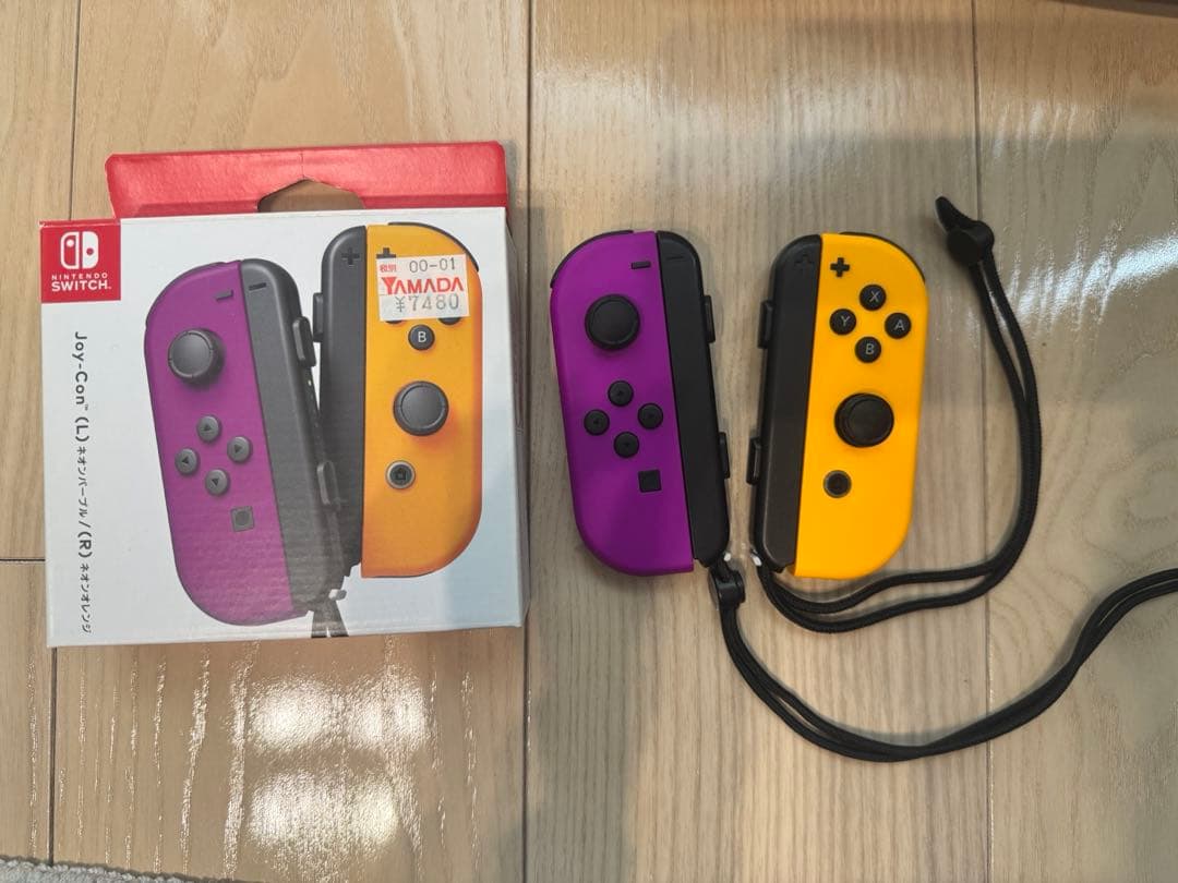 Nintendo Switch Joy-Con コントローラー 紫・黄色 - メルカリ