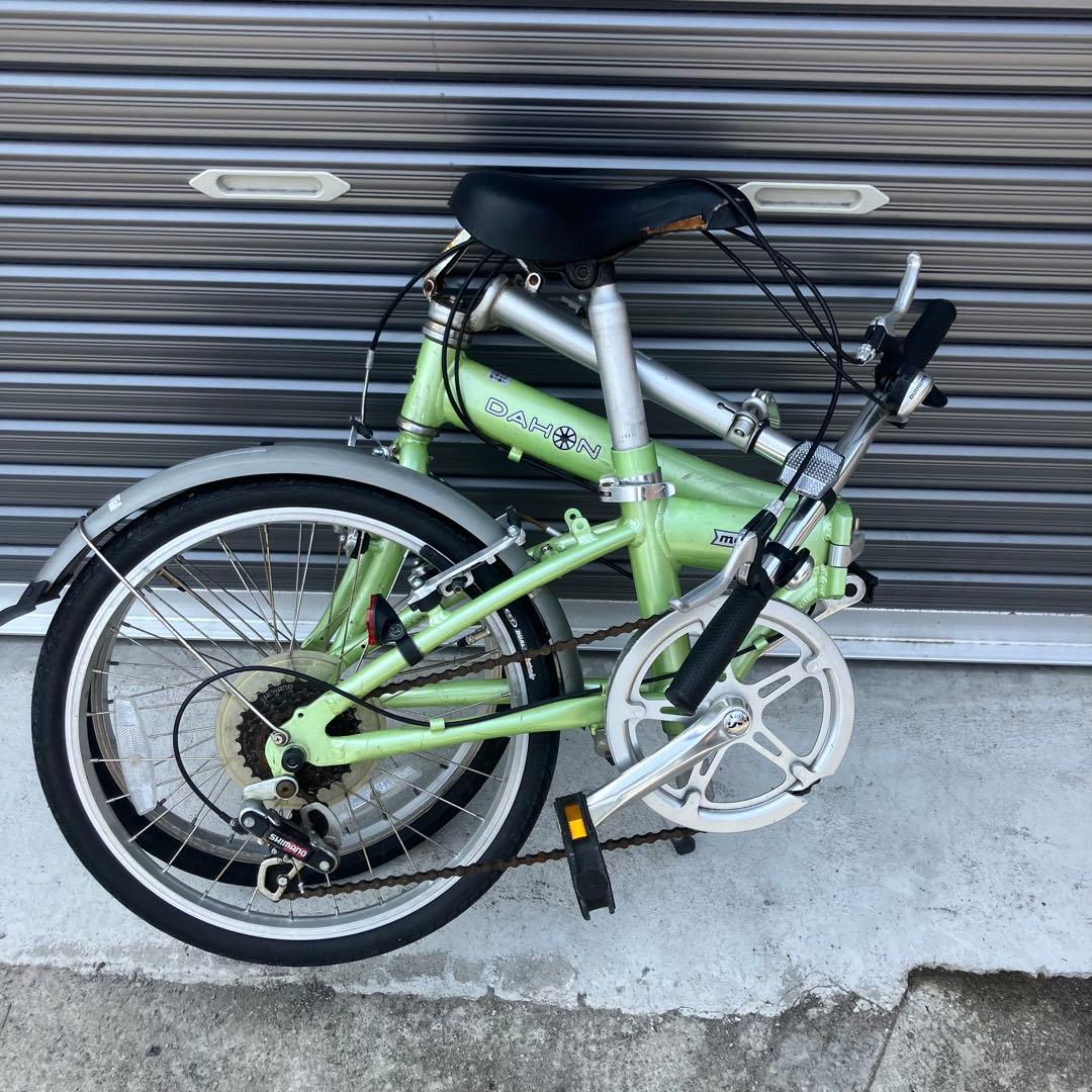 ビンテージ DAHON ダホン メトロ 折り畳み自転車 20インチ グリーン