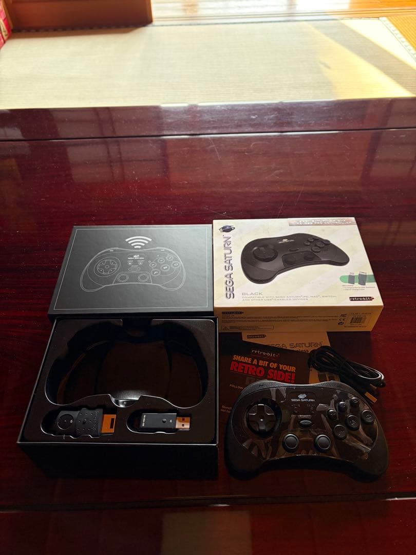 PC用ゲームコントローラー・コンバーター SEGASaturn 2.4GHz WirelessPro Controller