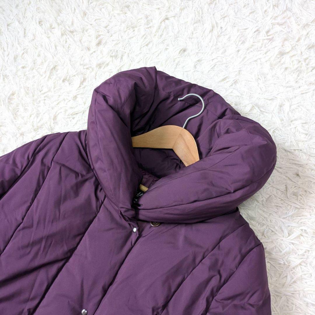 CHARLE×World【コラボ/限定品】高級ダウンジャケット〈L〉EL90 紫