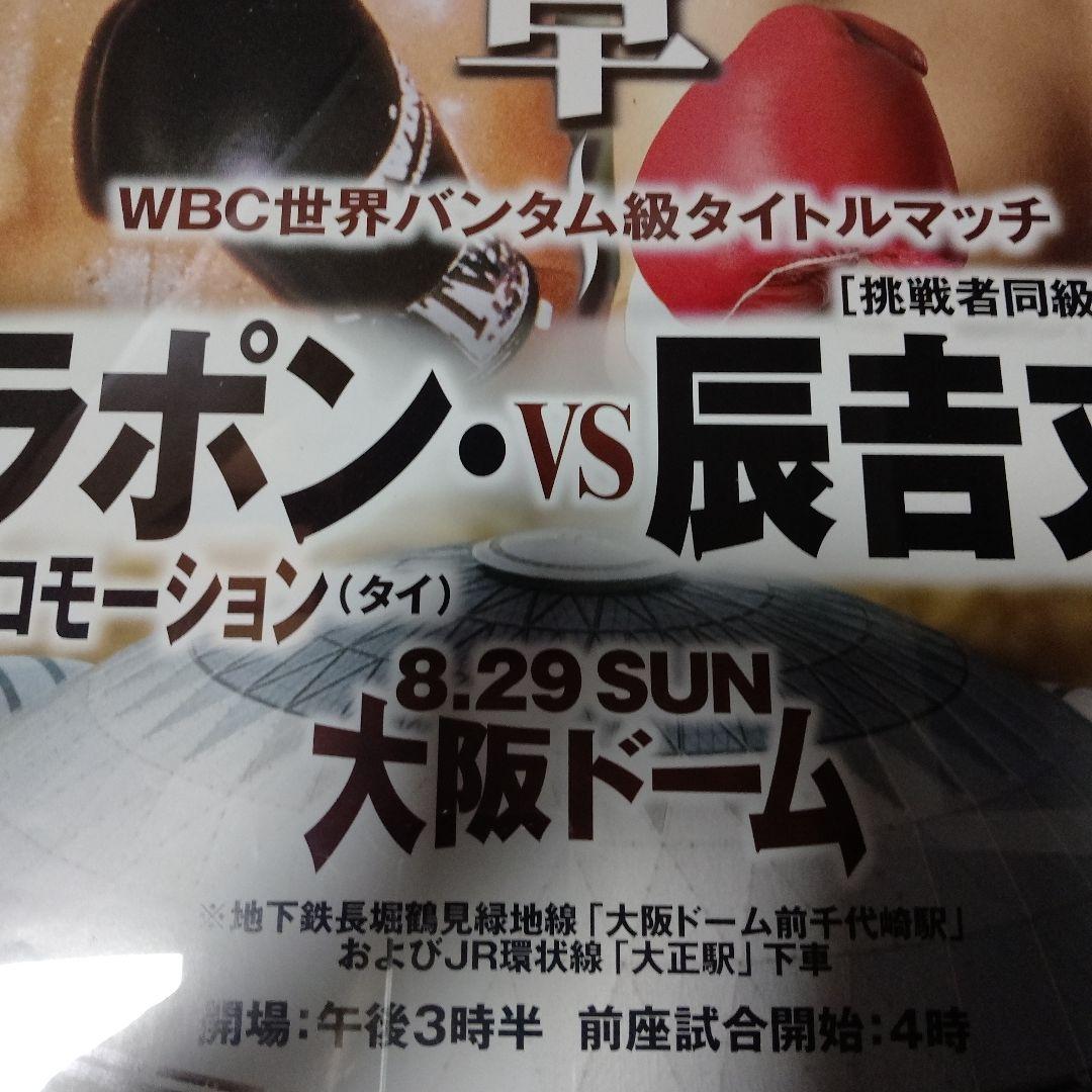 希少品最終章ウィラポンvs辰吉丈一郎大阪ドームWBC世界バンダム級