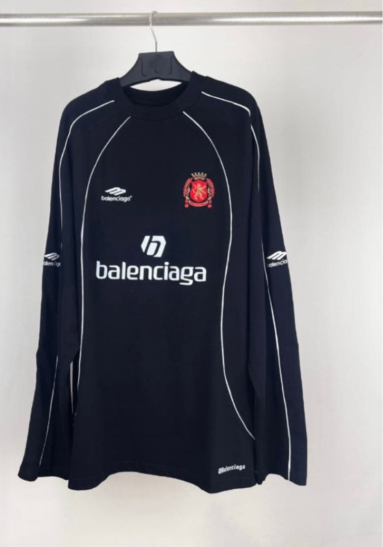 24SSバレンシアガ サッカーミラノ ロング Tシャツ - メルカリ