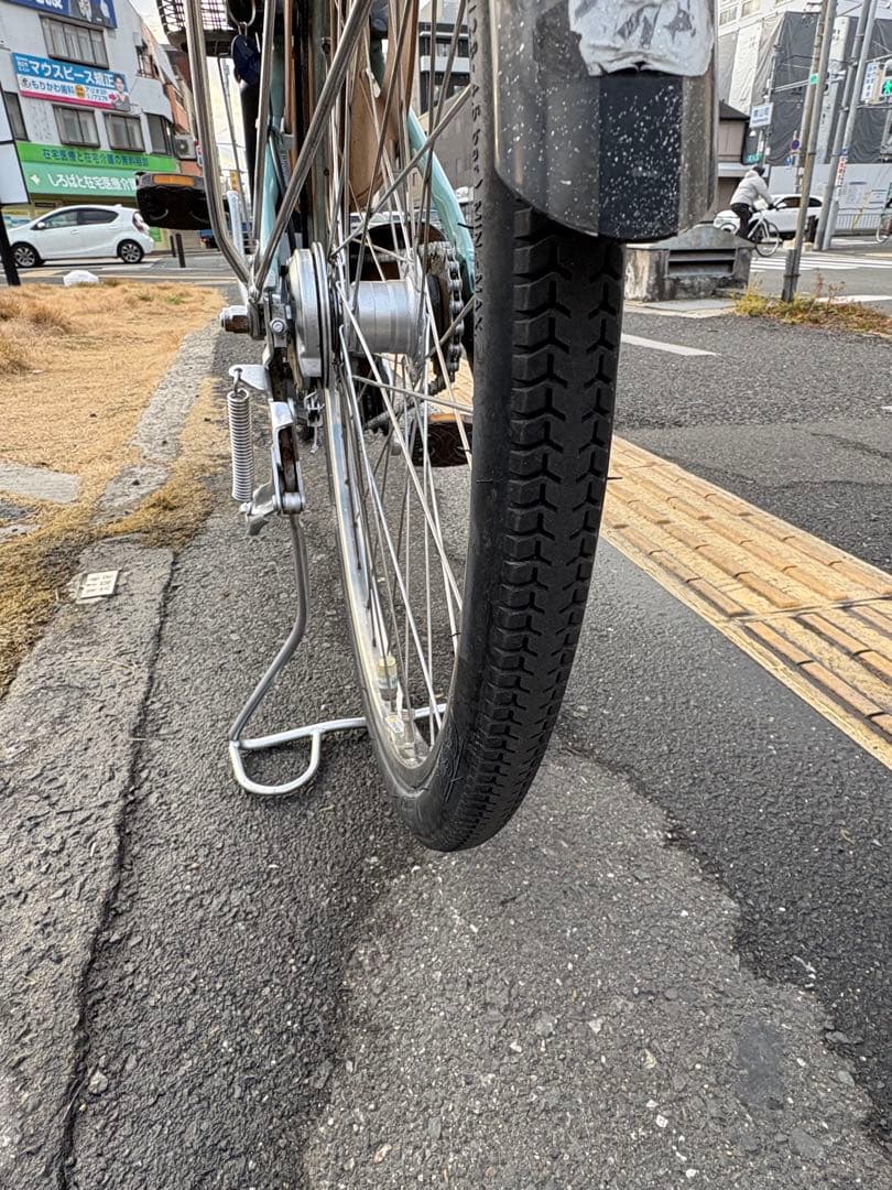 中古ブリヂストン電動アシスト自転車　8.7Ah 大阪　002番