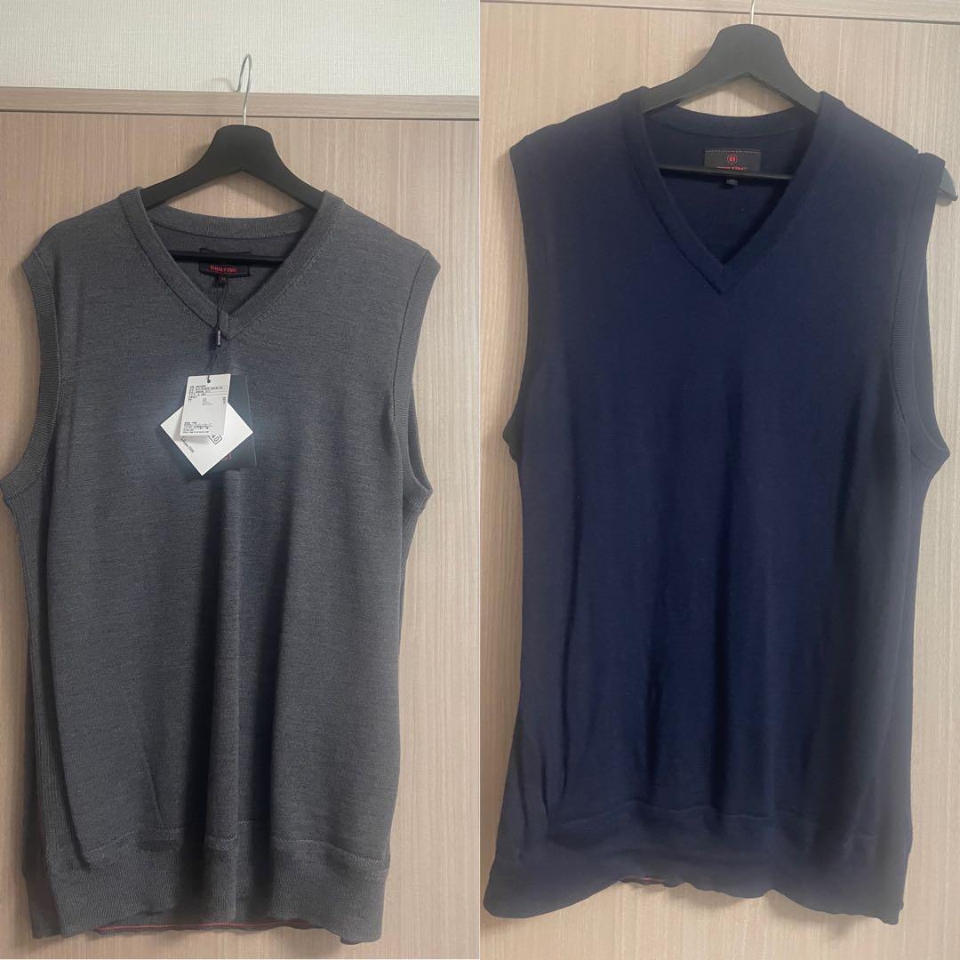 【未使用含む3点】BRIEFING メリノウール Vネックベスト XL メリノウール Vネックベスト | Brooks Brothers Japan (ブルックス