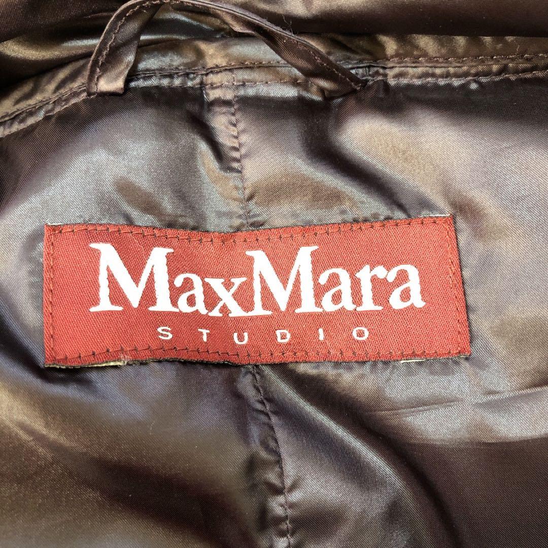 MaraMara*マックスマーラ ベルテッドロングダウンコート ジャケット 40