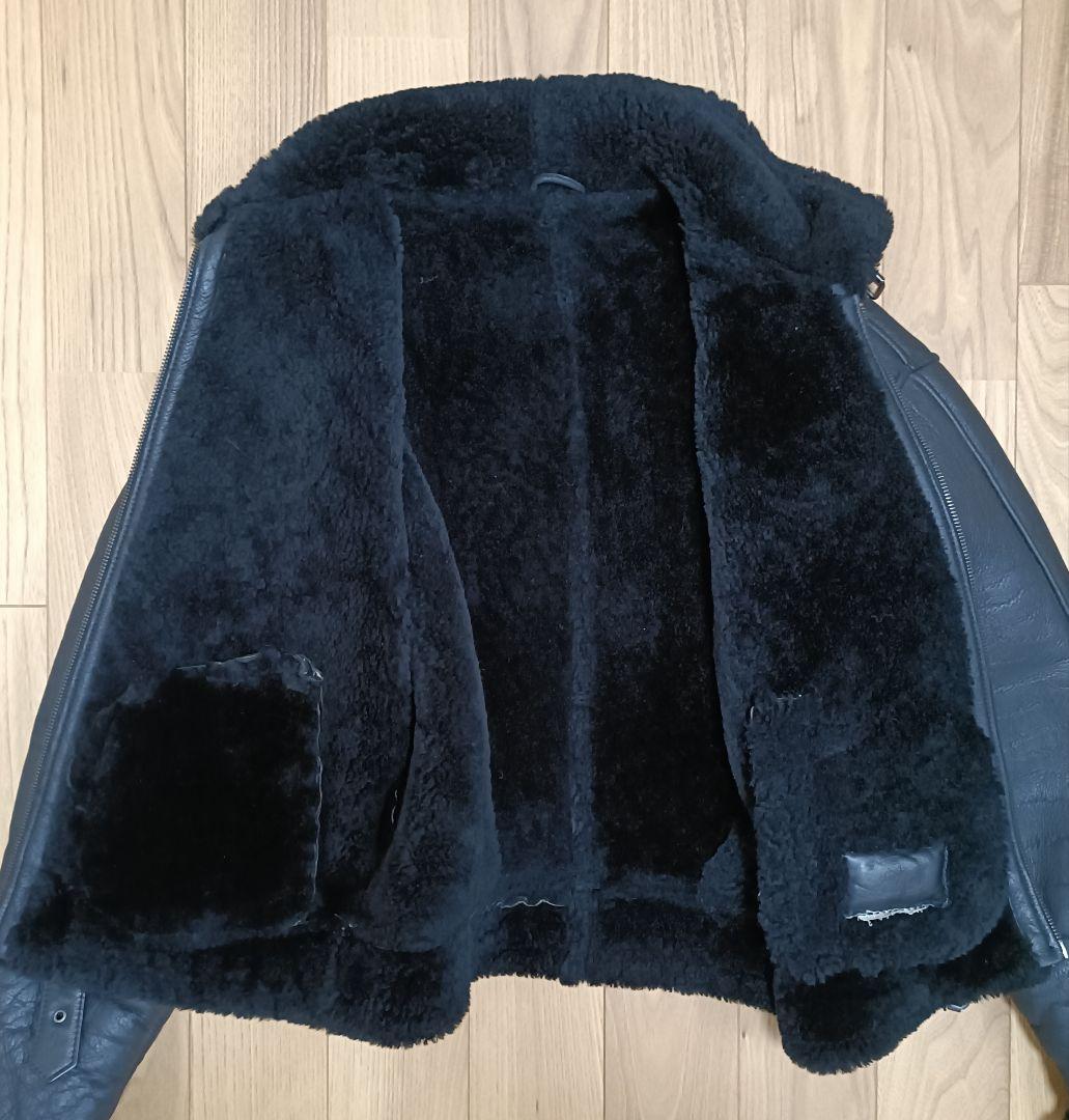 SUZUYA スズヤ ブラック B-3ジャケット レザー 羊革 - メルカリ