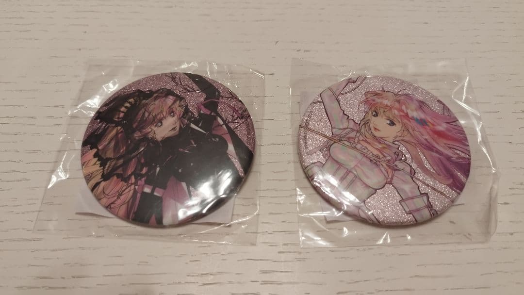 マクロスF マクフェス グリッター缶バッジ 【シェリル 闇シェリル