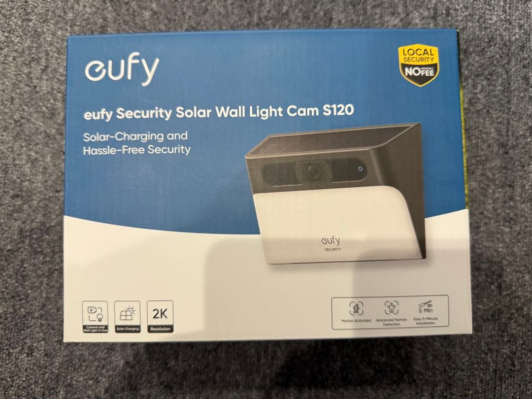 防犯カメラ anker eufy Wall Light Cam S120 Amazon.co.jp: Anker Eufy Solar Wall Light Cam S120 (ライト付き屋外