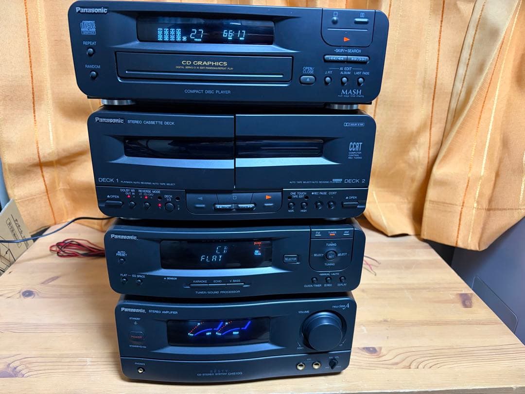 パナソニック システムコンポ CH510G CD読み込みok - メルカリ