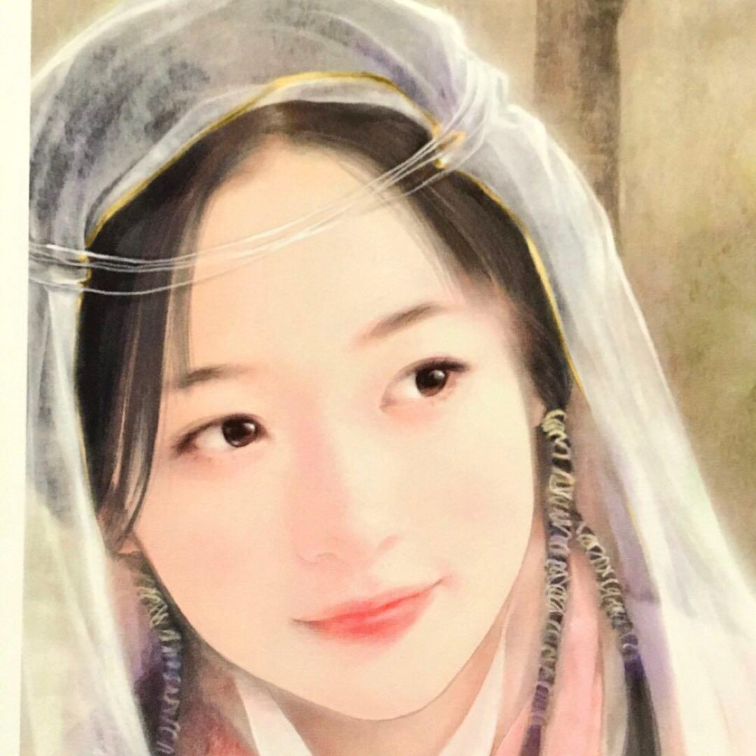 美品 美少女 画集 台湾 香港 自選 平凡 陳淑芬 共作 細密画 イラスト