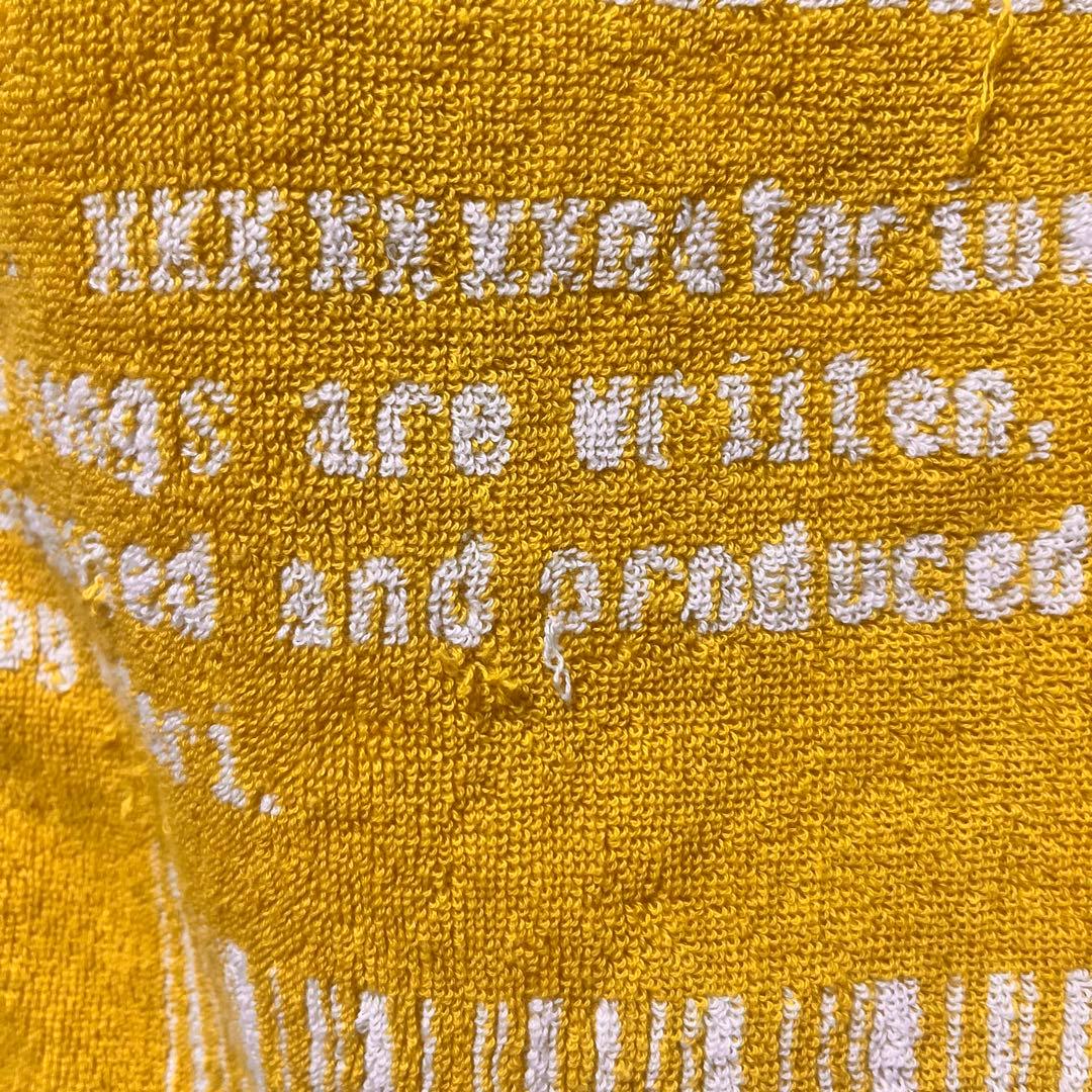 なとり フェイスタオル マスタード