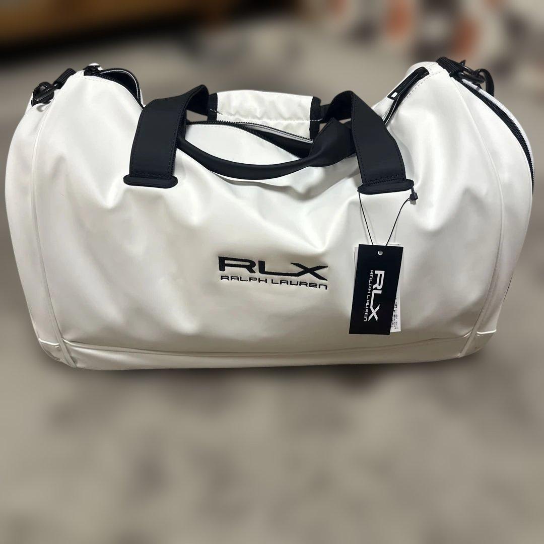 RLX RALPH LAUREN ホワイトボストンバッグ - メルカリ