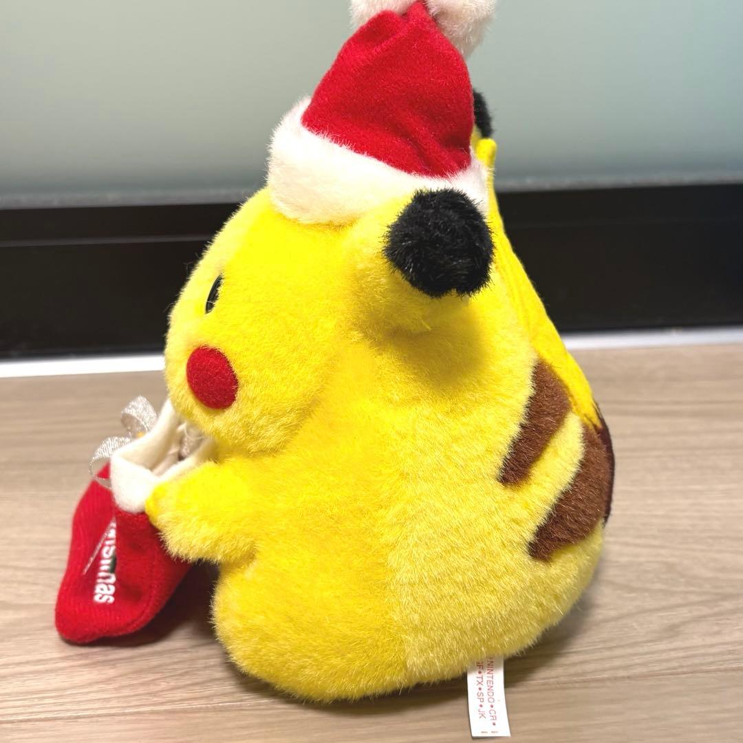 美品✨TOMY　初期　ピカチュウ　サンタ　クリスマス　ぬいぐるみ