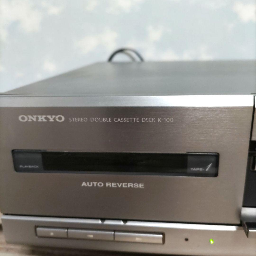 ONKYO / K-100 ダブルカセットデッキ オンキョー - メルカリ