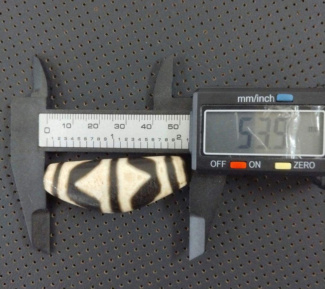 611天珠　湾月　双虎牙天珠　dzibeads！