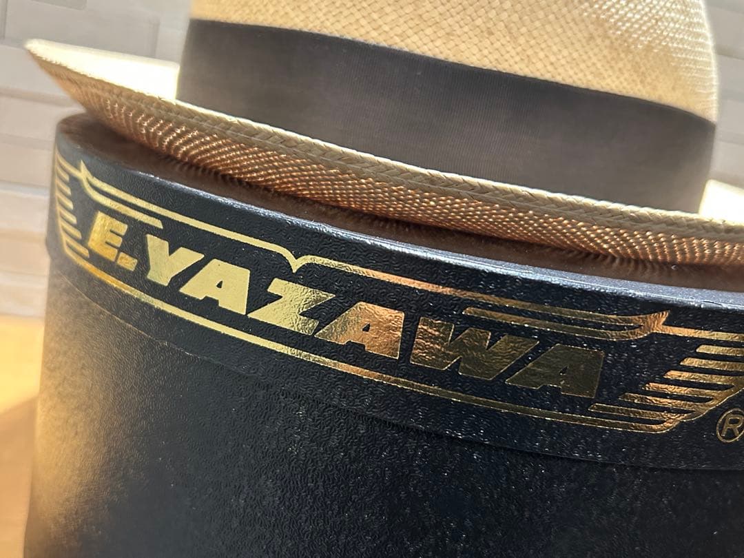 新品 初回 当時物 矢沢永吉 YAZAWA 正規 パナマハット 帽子 Ｌサイズ