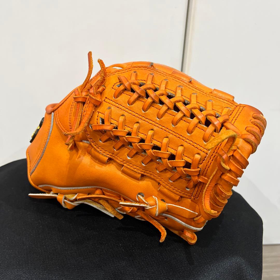 アトムズATOMS 硬式グローブ105型オレンジ - メルカリ