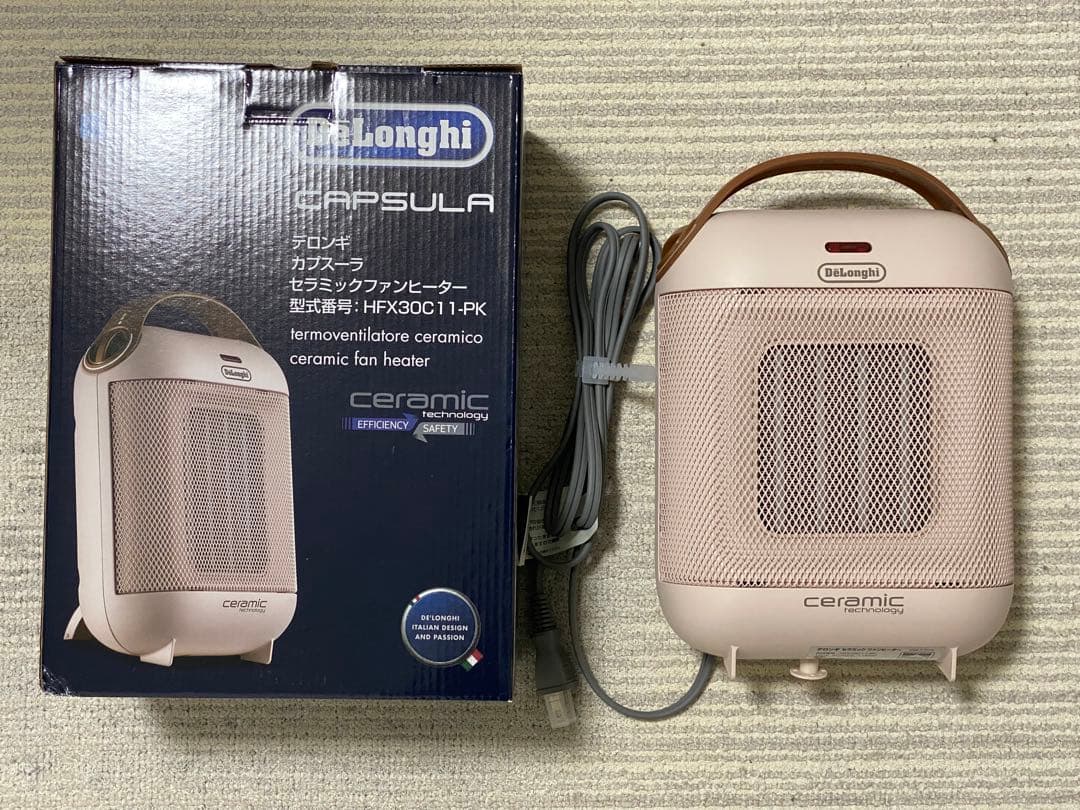 デロンギ カプスーラ セラミック ファンヒーター - メルカリ