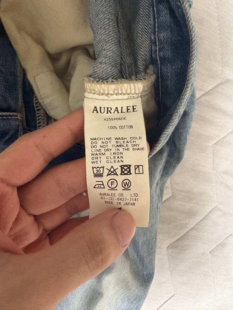 カ*ズ様 25ss AURALEE DENIM A25SP06DE size1 - メルカリ