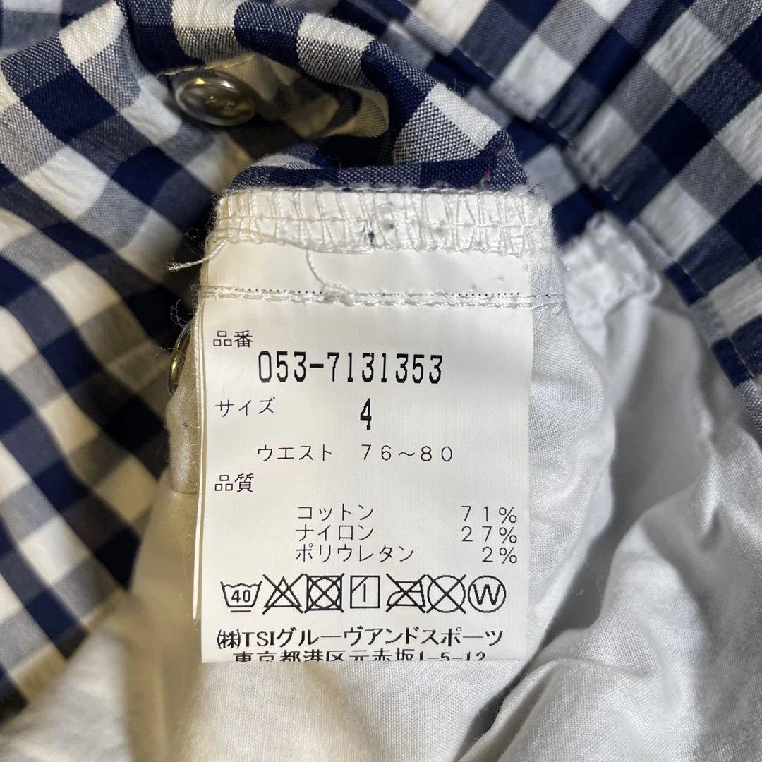 PEARLY GATES チェック柄 ゴルフパンツ サイズ4 - メルカリ