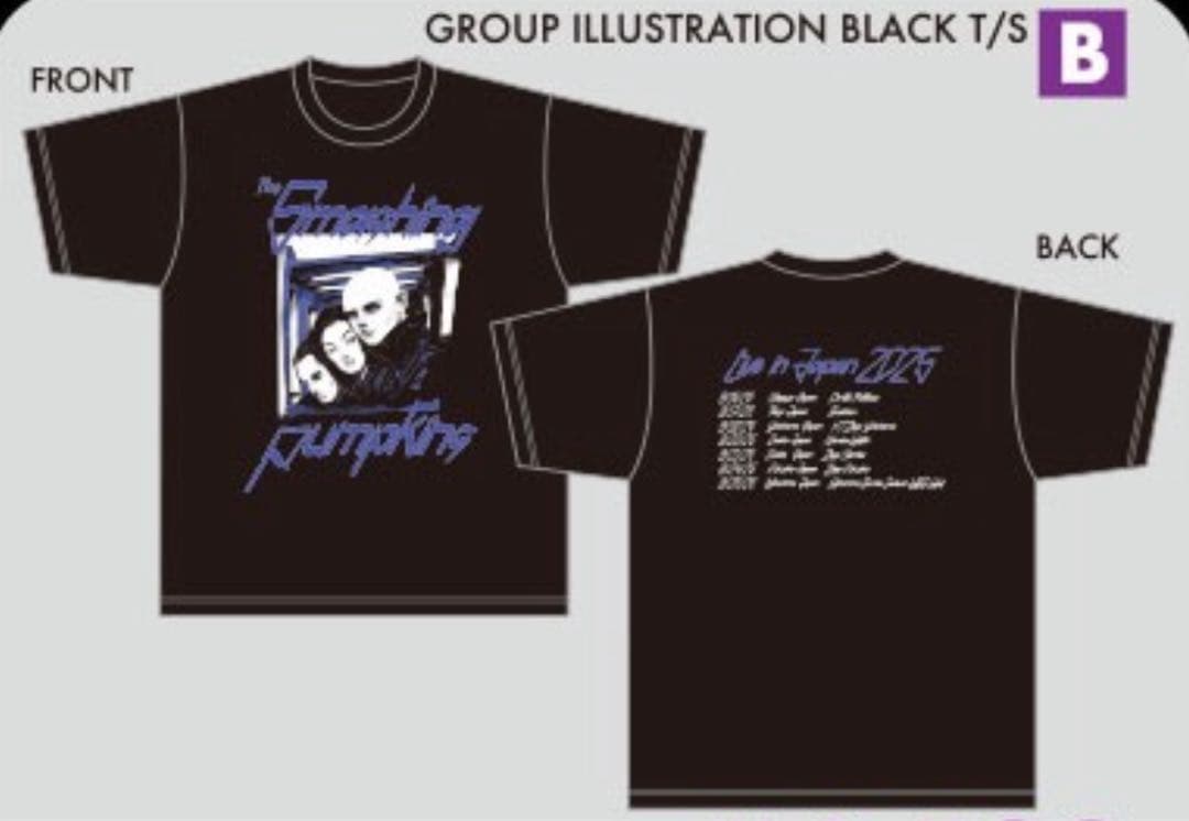 スマッシングパンプキンズ Tシャツ 黒 XL スマパン グッズ 日本公演