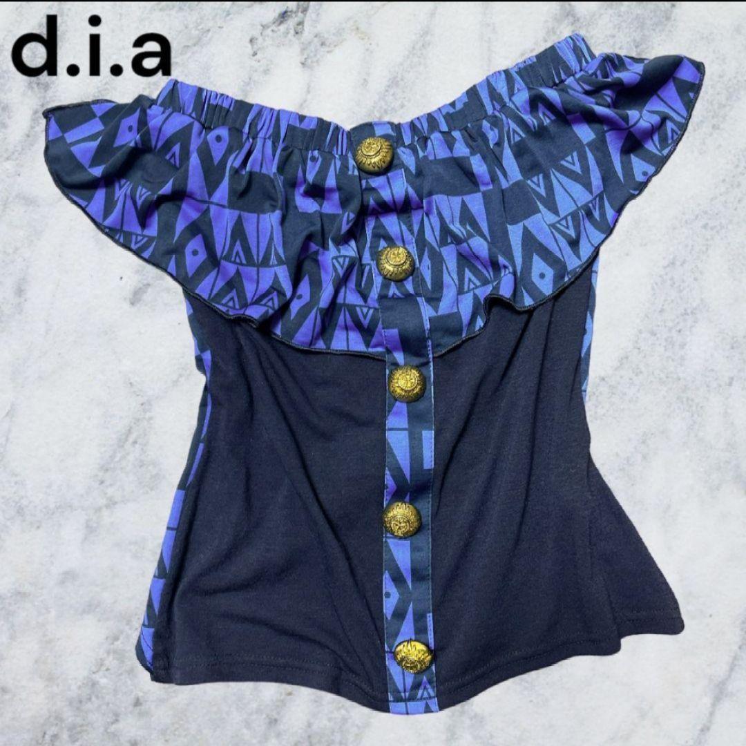 ♢ d.i.a ダイア ベアトップ 袖なし　ギャル フリル 背中 レース ♢ d.i.a ダイア ベアトップ 袖なし ギャル フリル 背中 レース - メルカリ