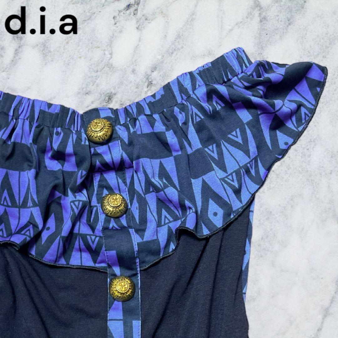 ♢ d.i.a ダイア ベアトップ 袖なし ギャル フリル 背中 レース - メルカリ