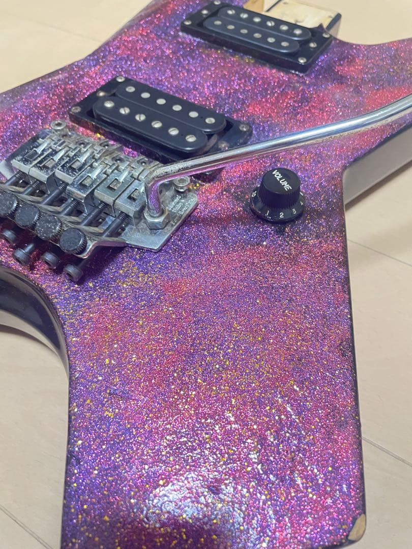 killerパイレーツ　ボディーのみです。ジャンク品 金紫ピンク凹凸自分で塗装。