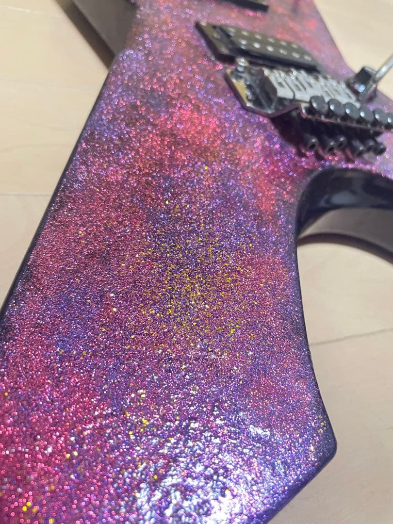 killerパイレーツ　ボディーのみです。ジャンク品 金紫ピンク凹凸自分で塗装。