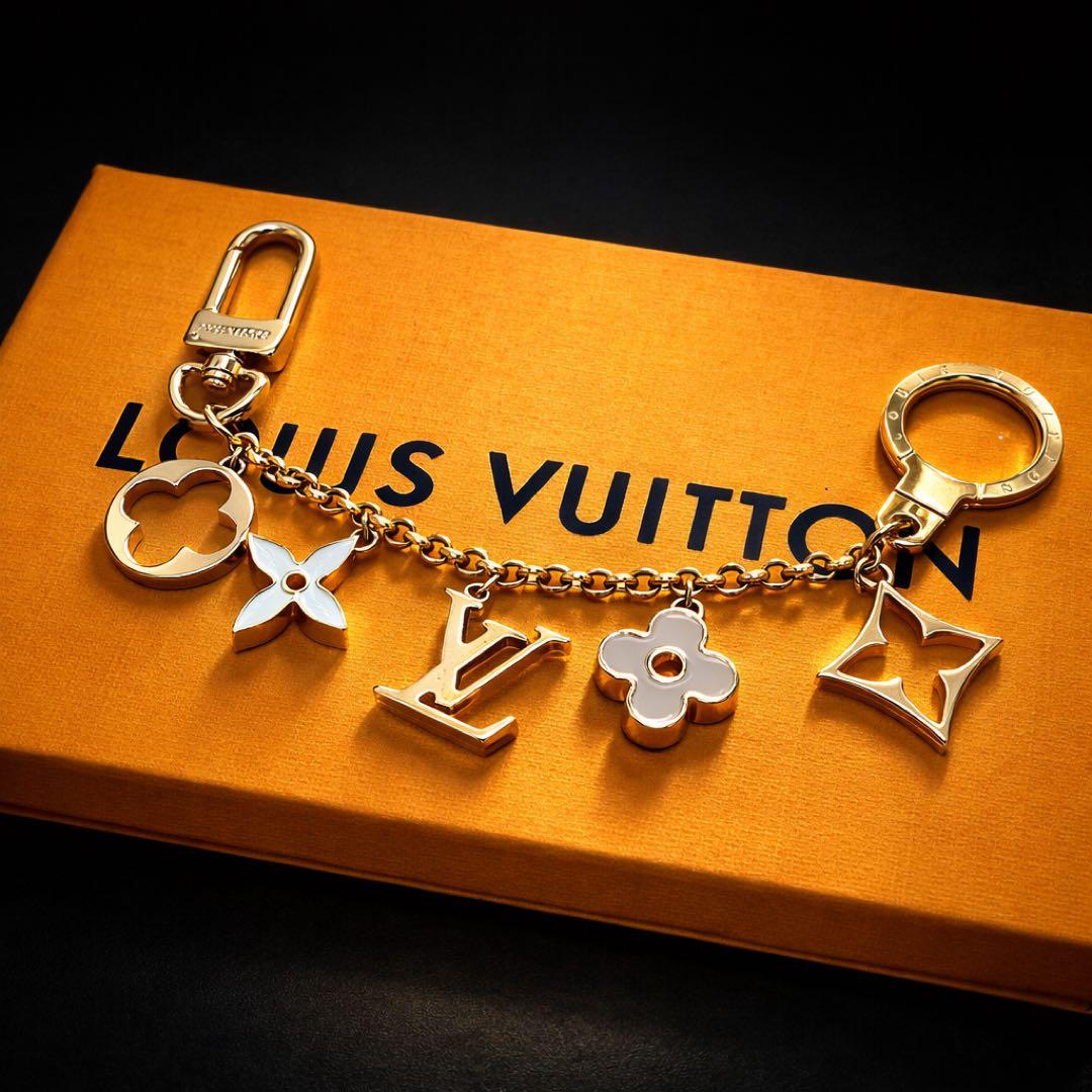 鑑定済】 ルイヴィトン チェーン フルール ドゥ モノグラム バッグ