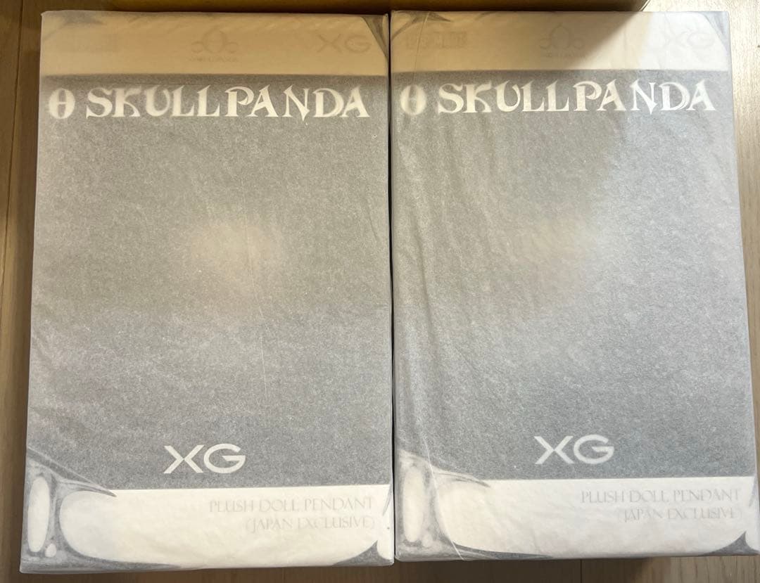 正規品✨日本限定 スカルパンダ XG コラボ ぬいぐるみ 未開封★2個セット