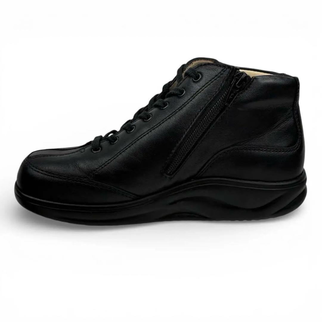 【極美品】フィンコンフォート　22.5cm　3 MACHIDA ハイカット　黒