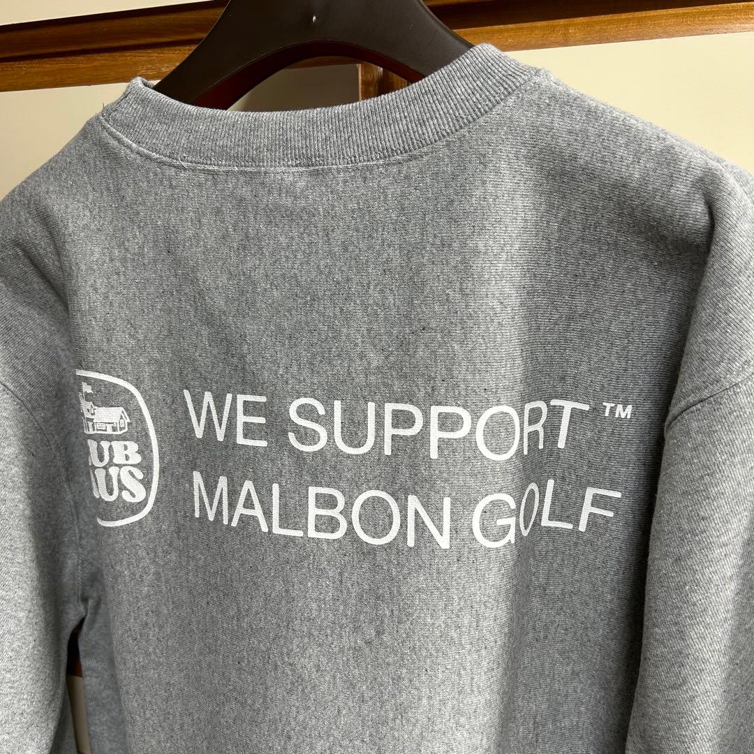 CLUBHAUS MALBON GOLF スウェット sizeL 新品 - メルカリ
