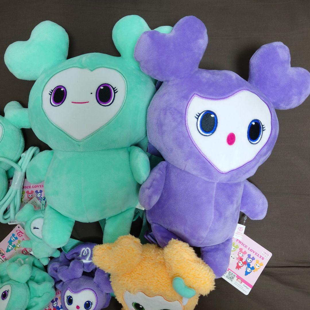TWICE GIGO ラブリー まとめ売り リュック シュシュ ふわもこ 7点