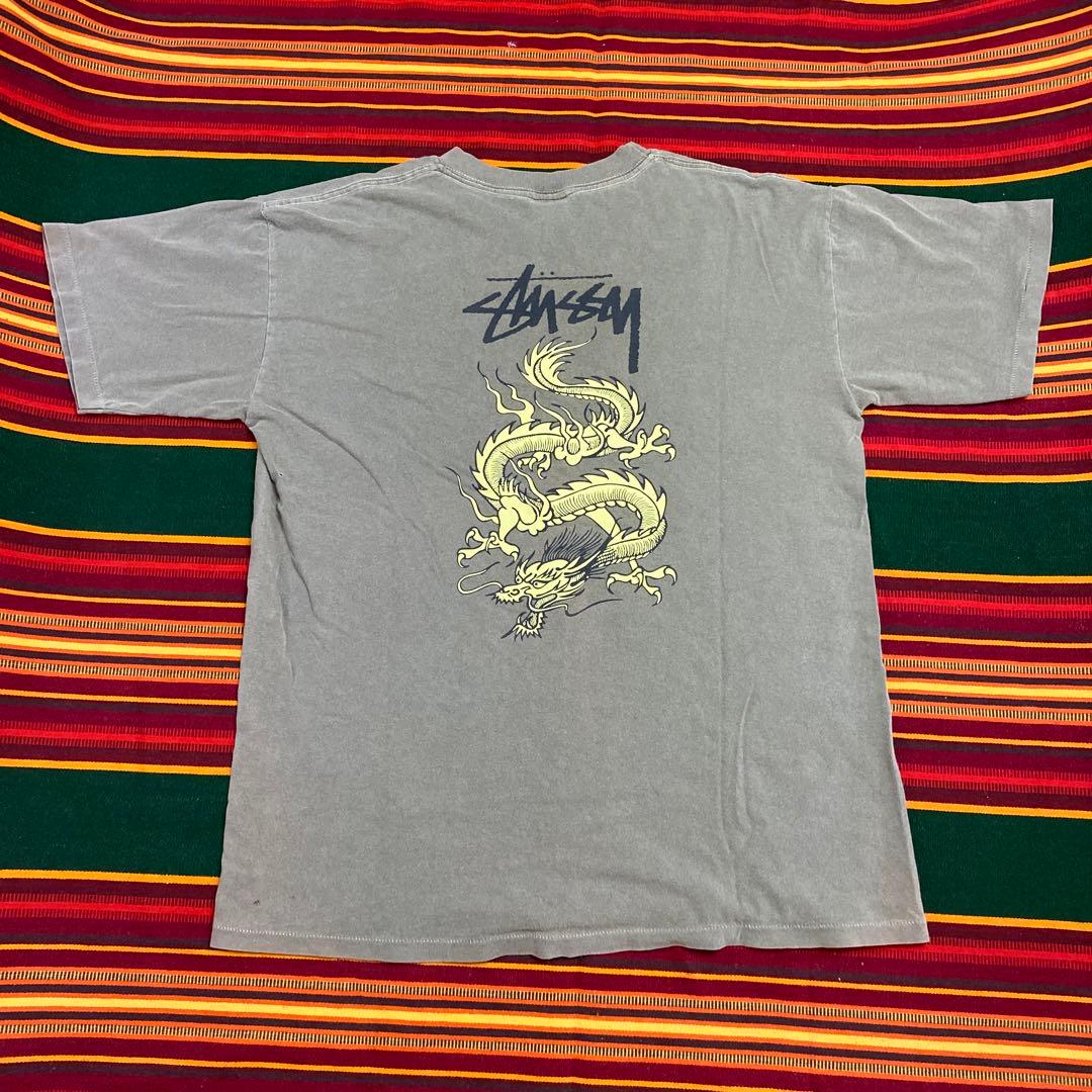 STUSSY 80s 黒タグ USA製 初代 ドラゴン old ステューシー - メルカリ