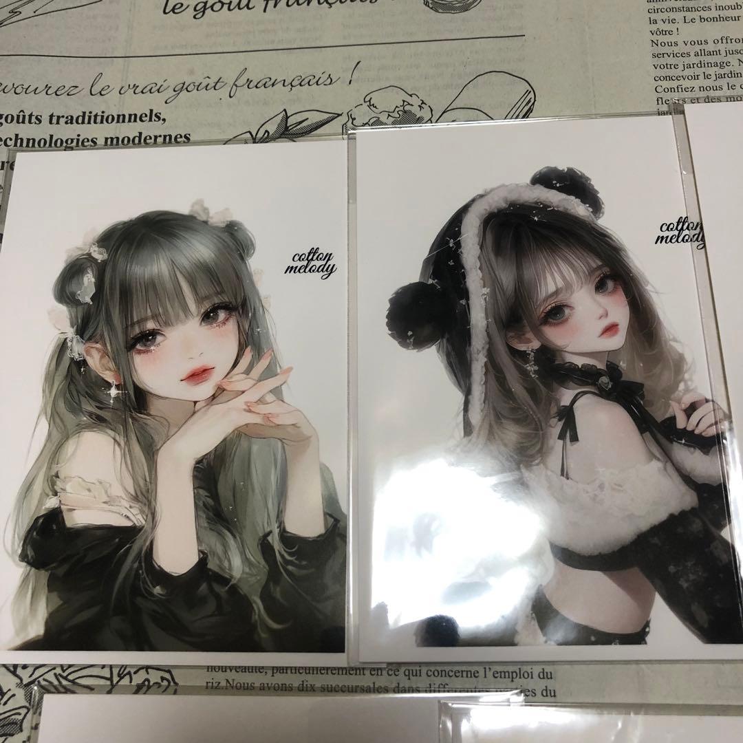 cotton melody様 ステッカー 女の子 コラージュ おすそ分けファイル