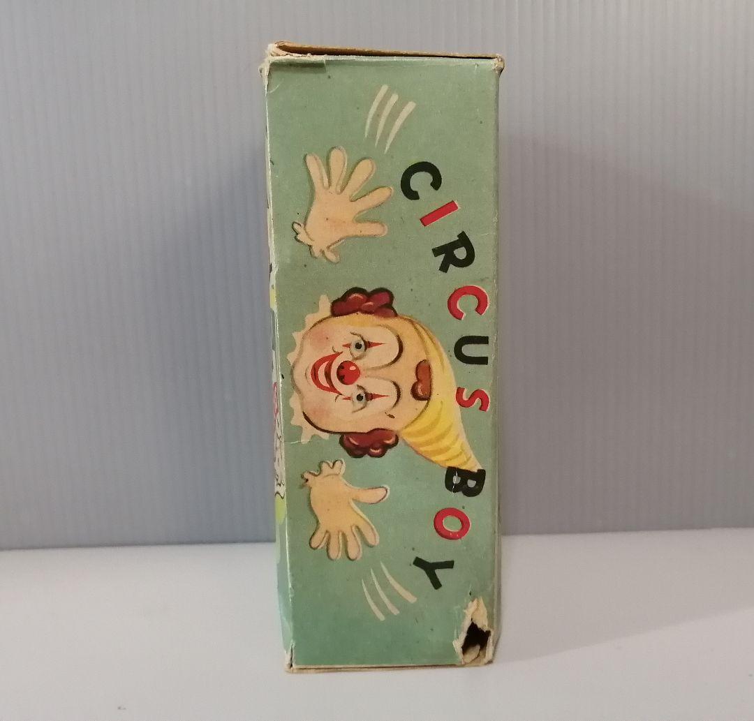 サーカスボーイ　ブリキ　ゼンマイ　日本製　野村トーイ