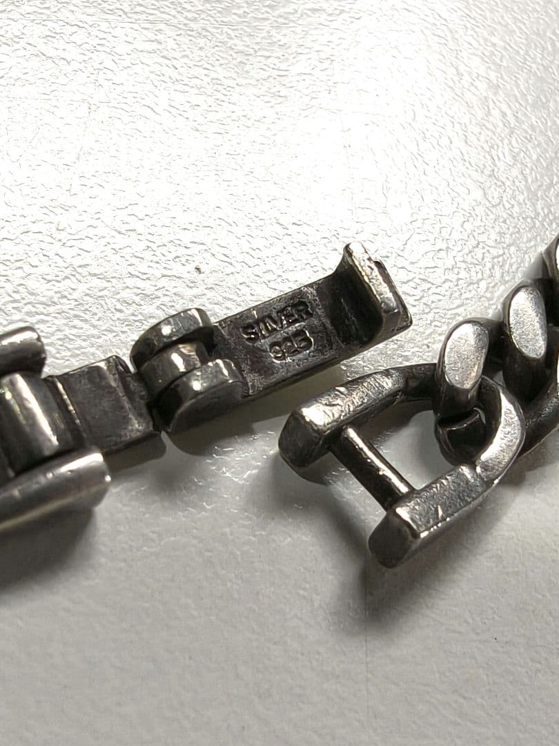 SILVER925刻印☆喜平ネックレス50㎝☆幅 約6mm☆重さ約55.3g - メルカリ