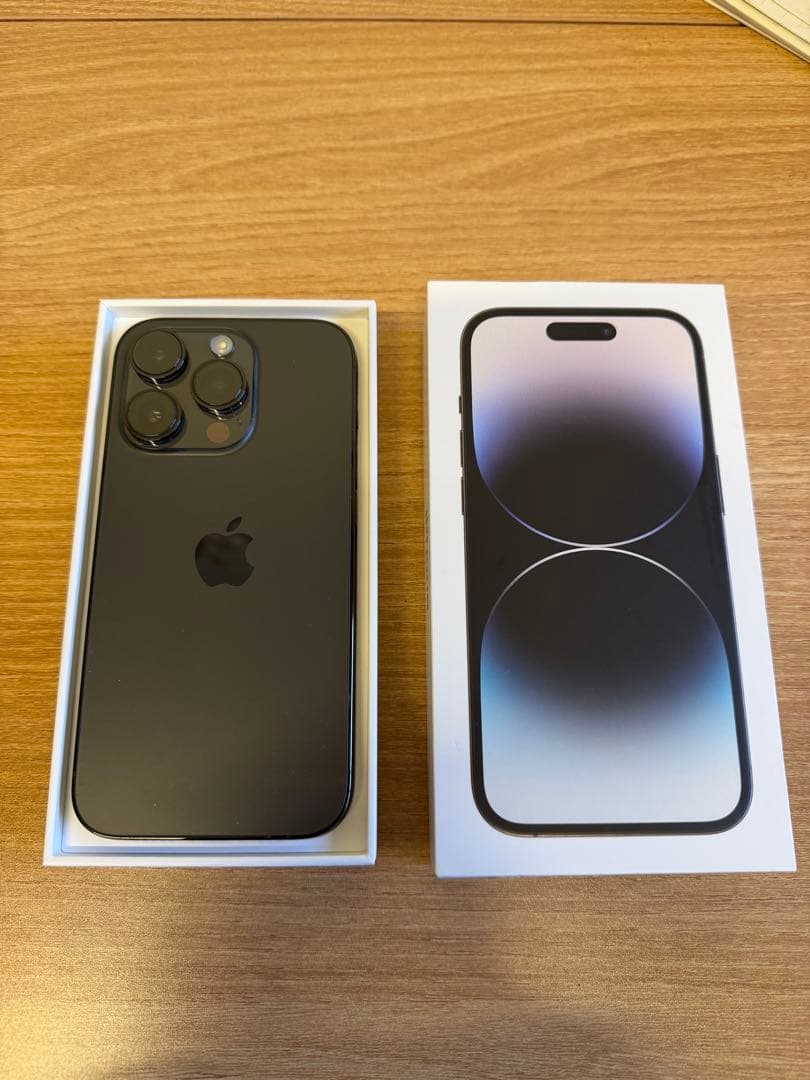 iPhone 14 Pro 256GB ブラック バッテリー79% 箱あり iPhone 14 Pro 256GB - スペースブラック（SIMフリー）[整備済製品