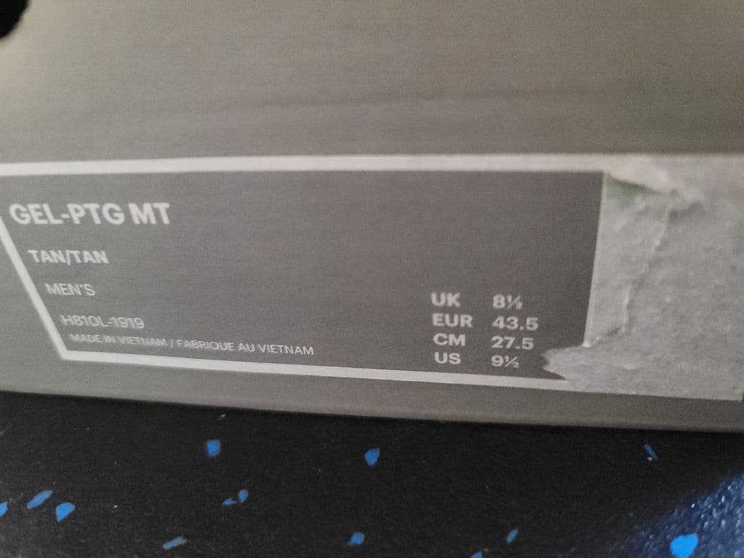 【未使用品】　asics GEL-PTG MT 27.5cm PNK/レザー